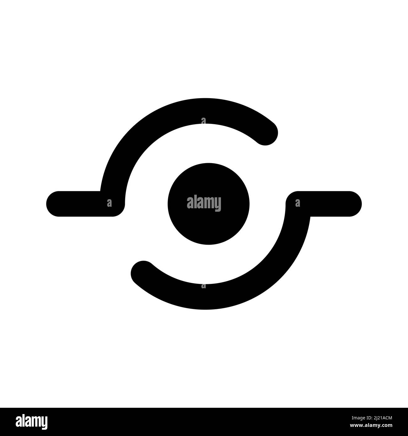 Icona Condividi - vettore di connessione, simbolo di tendenza per design e siti Web, elementi di presentazione o applicazioni. Illustrazione Vettoriale