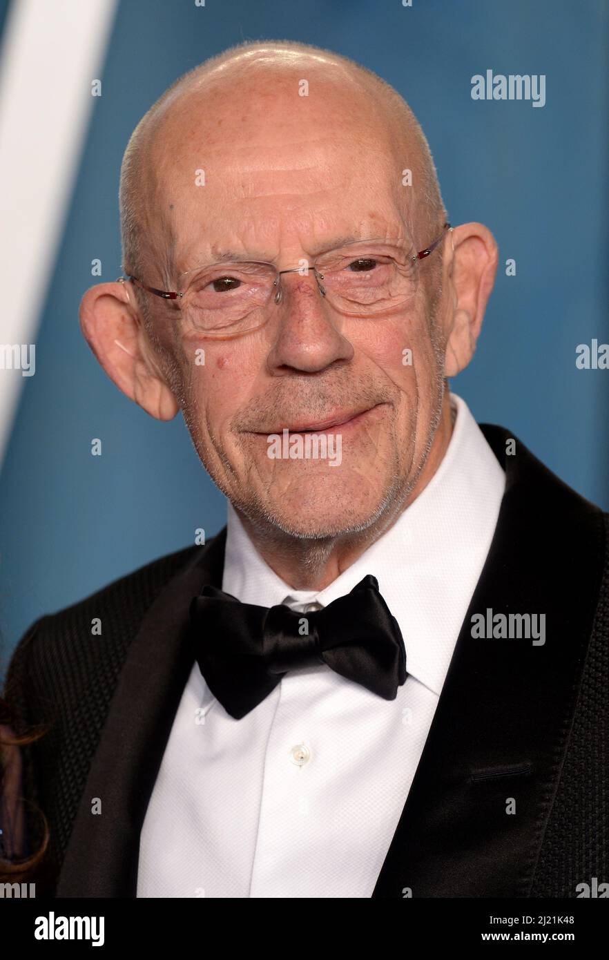 27th marzo 2022, Los Angeles, USA. Christopher Lloyd partecipa al Vanity Fair Oscar Party 2022, Walis Annenberg Center for the Performing Arts, Los Angeles. Credit: Doug Peters/EMPICS/Alamy Live News Foto Stock