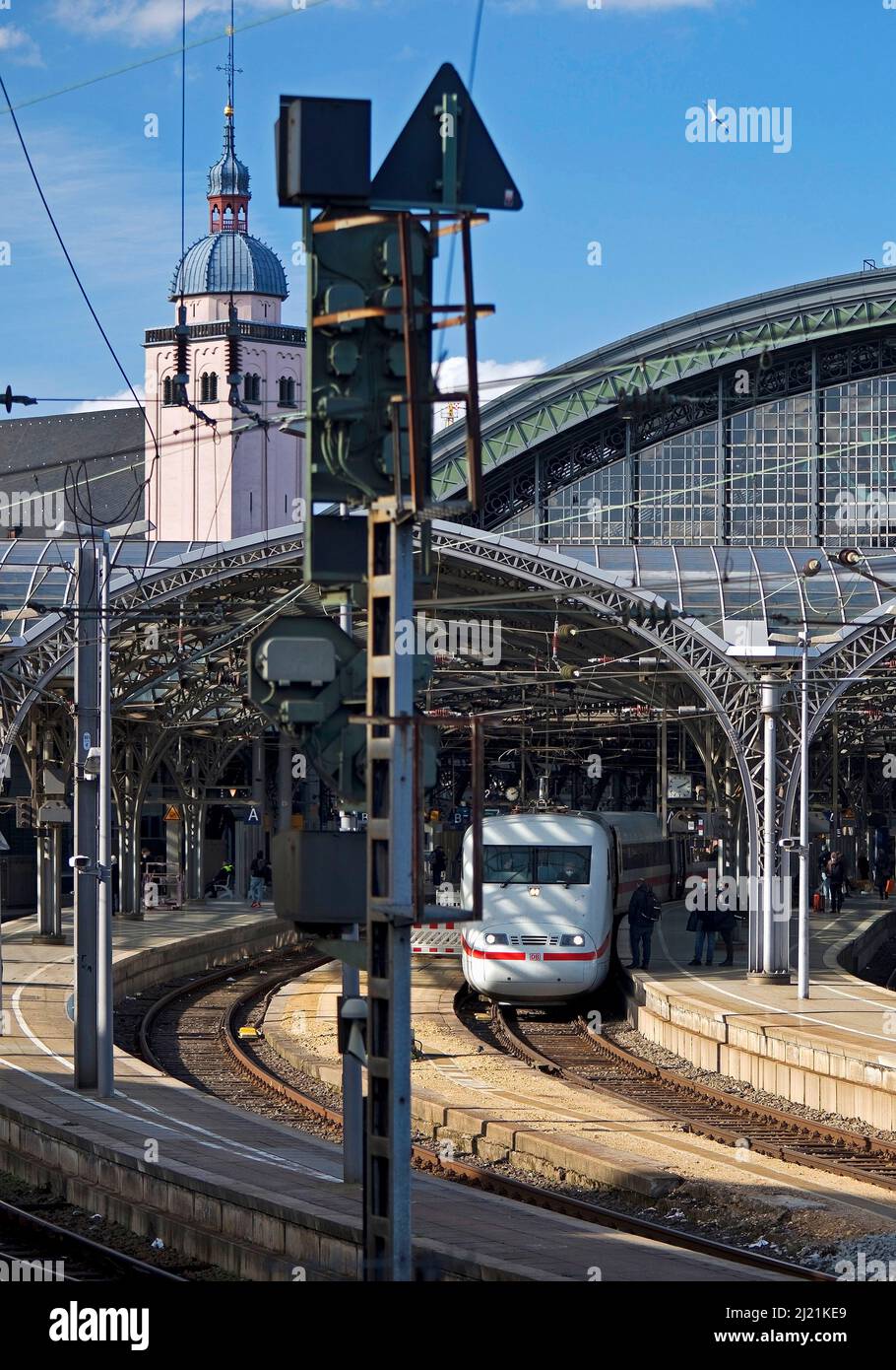 Stazione centrale Colonia, Germania, Renania settentrionale-Vestfalia, Renania settentrionale, Colonia Foto Stock