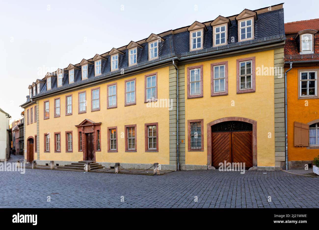 L'ex casa di Goethe, Goethehaus a Weimar, Germania Foto Stock