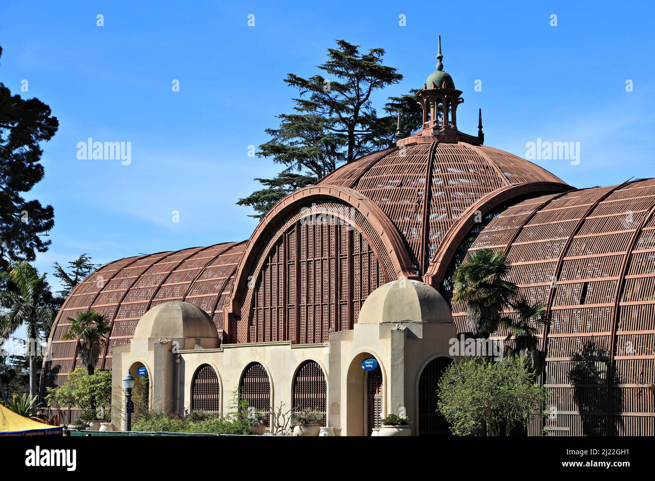 Edificio del Giardino Botanico a Balboa Park, San Diego Foto Stock