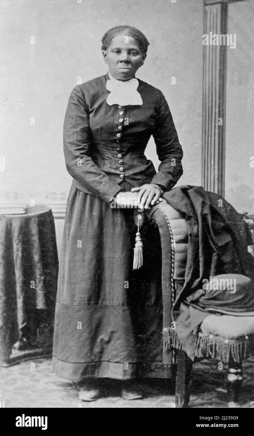 Harriet Tubman, Harriet Tubman (Araminta Ross, c. 1822 – 1913) è stato un abolizionista e attivista politico americano. Foto Stock