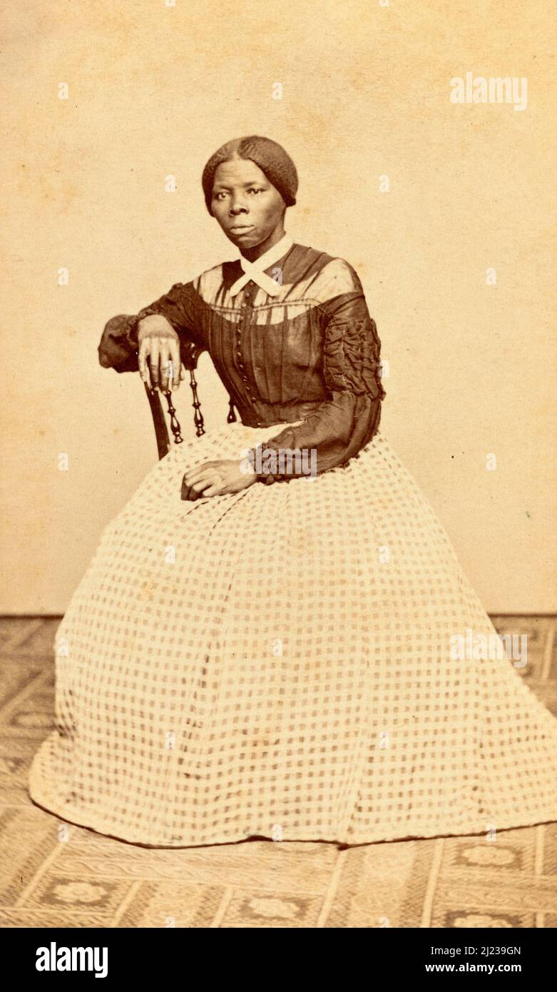 Harriet Tubman, Harriet Tubman (Araminta Ross, c. 1822 – 1913) è stato un abolizionista e attivista politico americano. Foto Stock