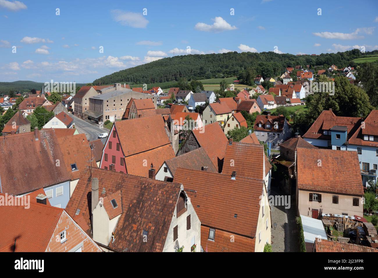 Blick auf Spalt / Vista di Spalt / Foto Stock