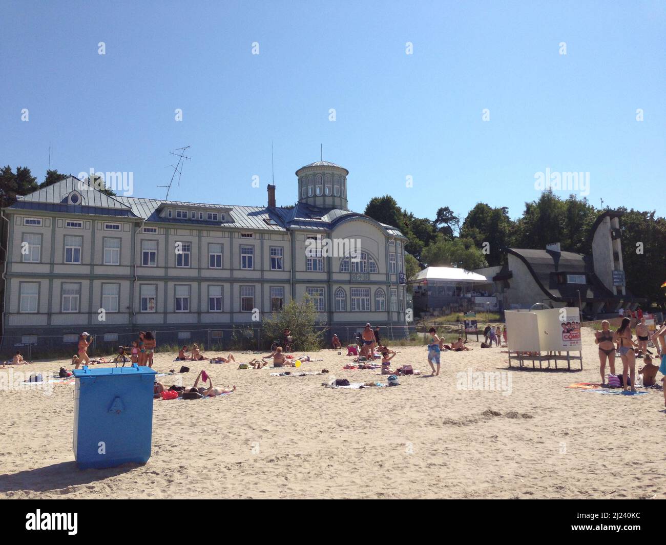 Jurmala Beach Marjorie Lettonia Foto Stock