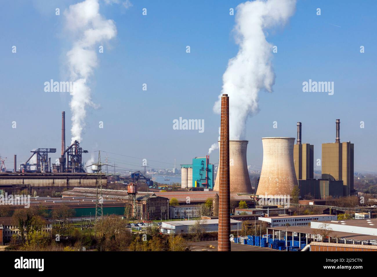 Acciaierie Huttenwerke Krupp Mannesmann – HKM Foto Stock