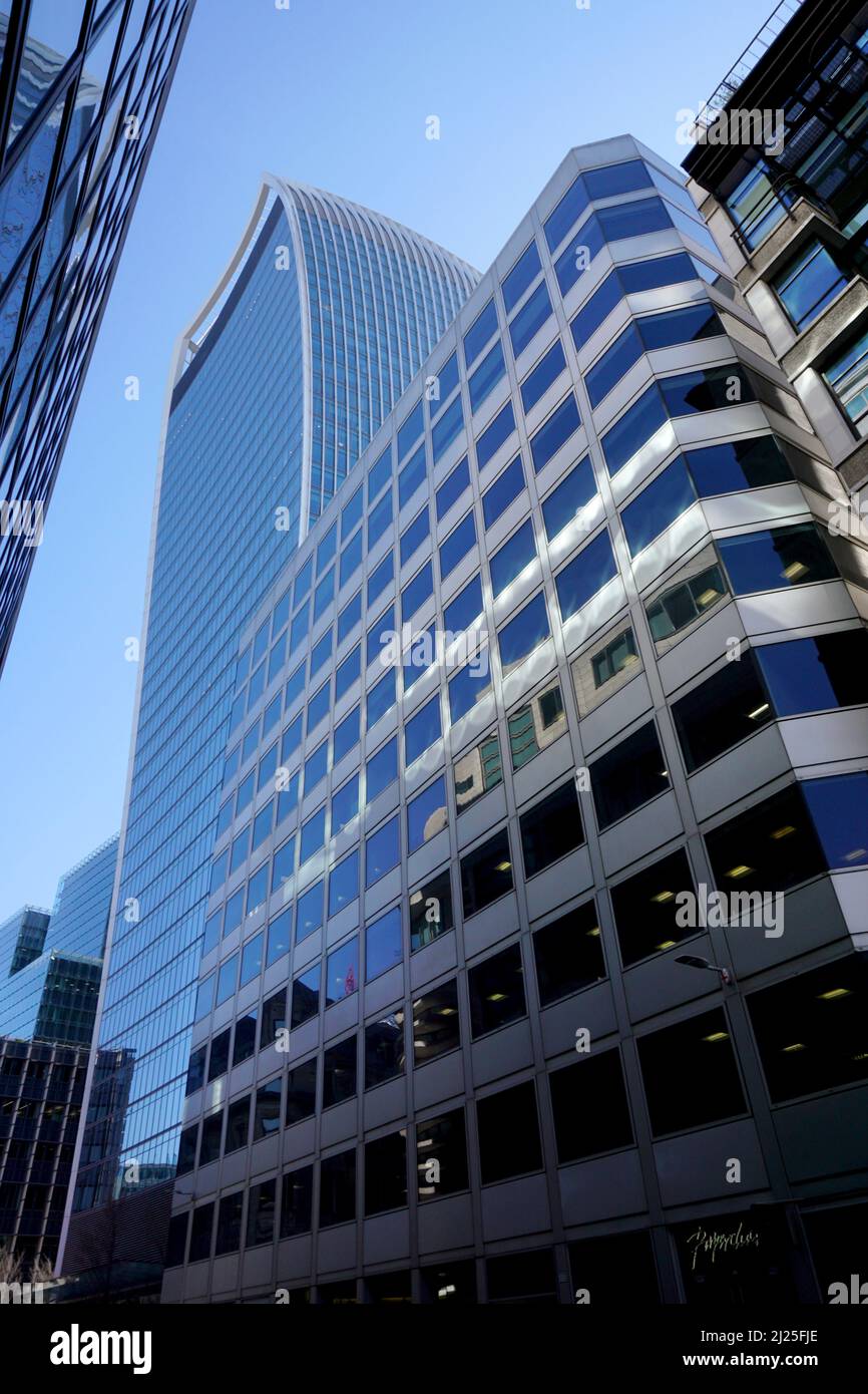 Vista dello Sky Garden in Fenchurch Street, Londra Foto Stock