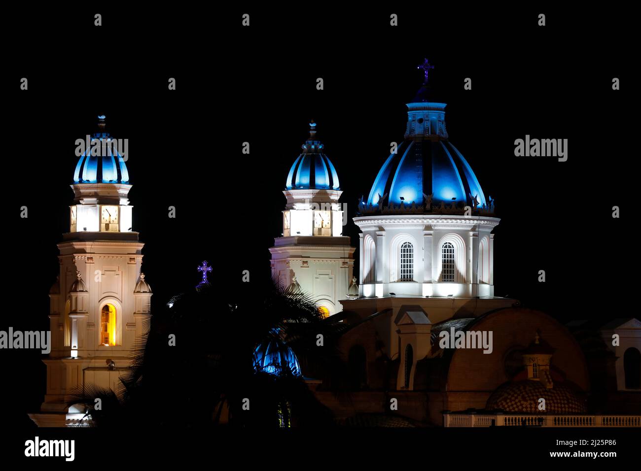 Santuario Nazionale di nostra Signora della Presentazione di El Quinche, Ecuador Foto Stock