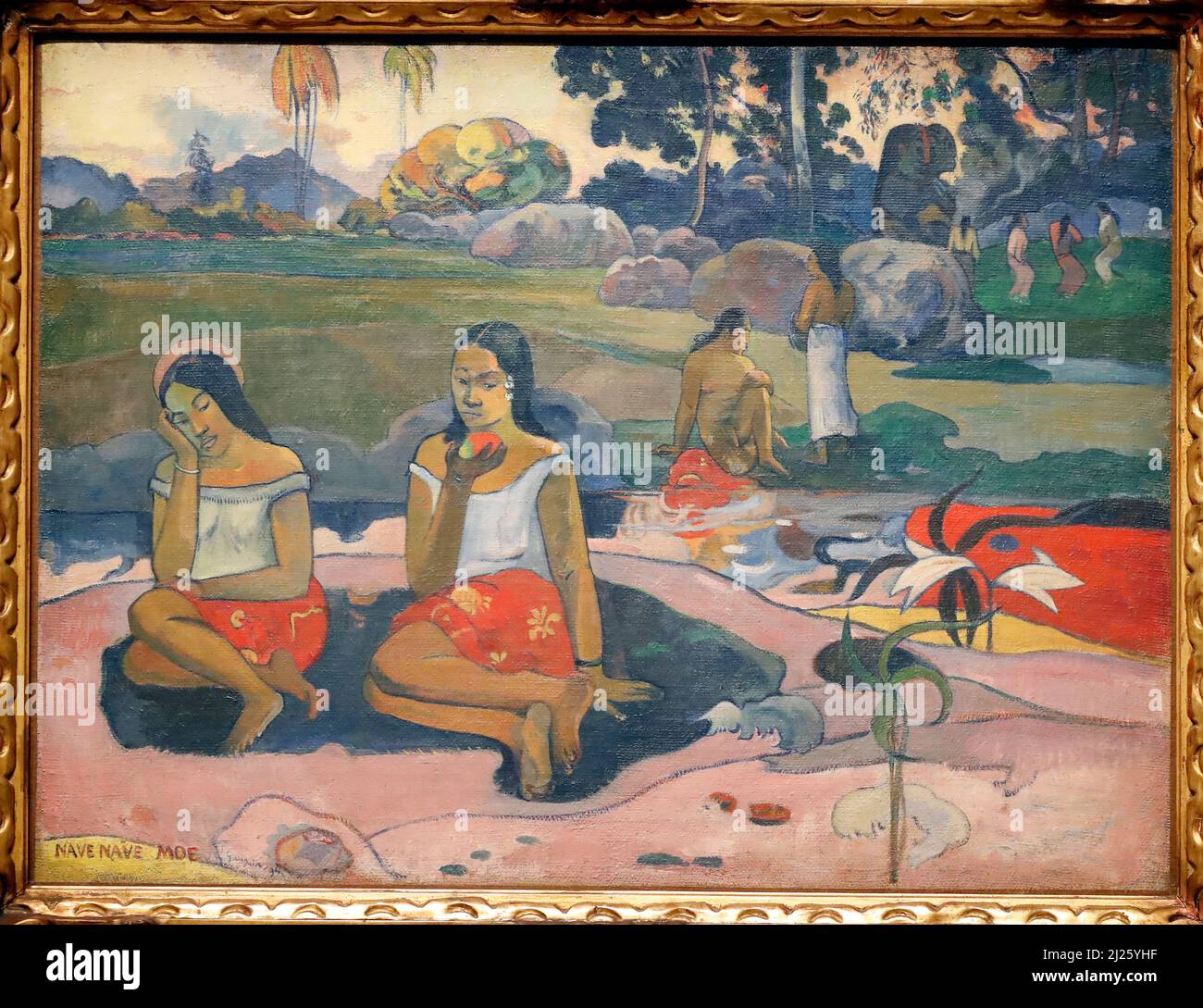 Sacro Sring : sogni dolci. Tahiti 1894. Paul Gauguin ( 1848 - 1903 ). Mostra : icone d'arte moderna della collezione Morozov della Fondazione Foto Stock