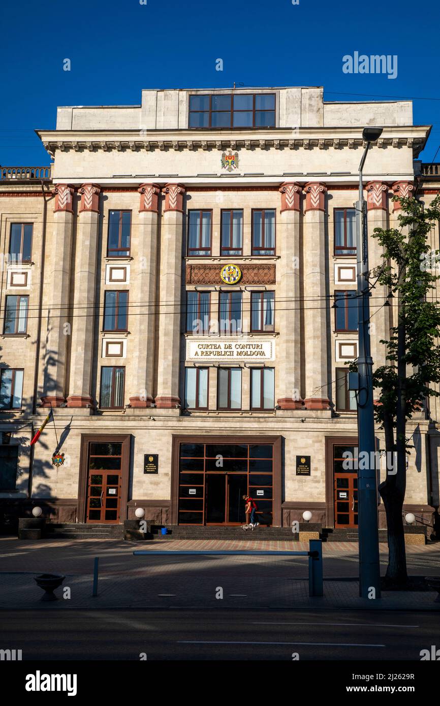 Edificio governativo a Chisinau, Moldavia Foto Stock