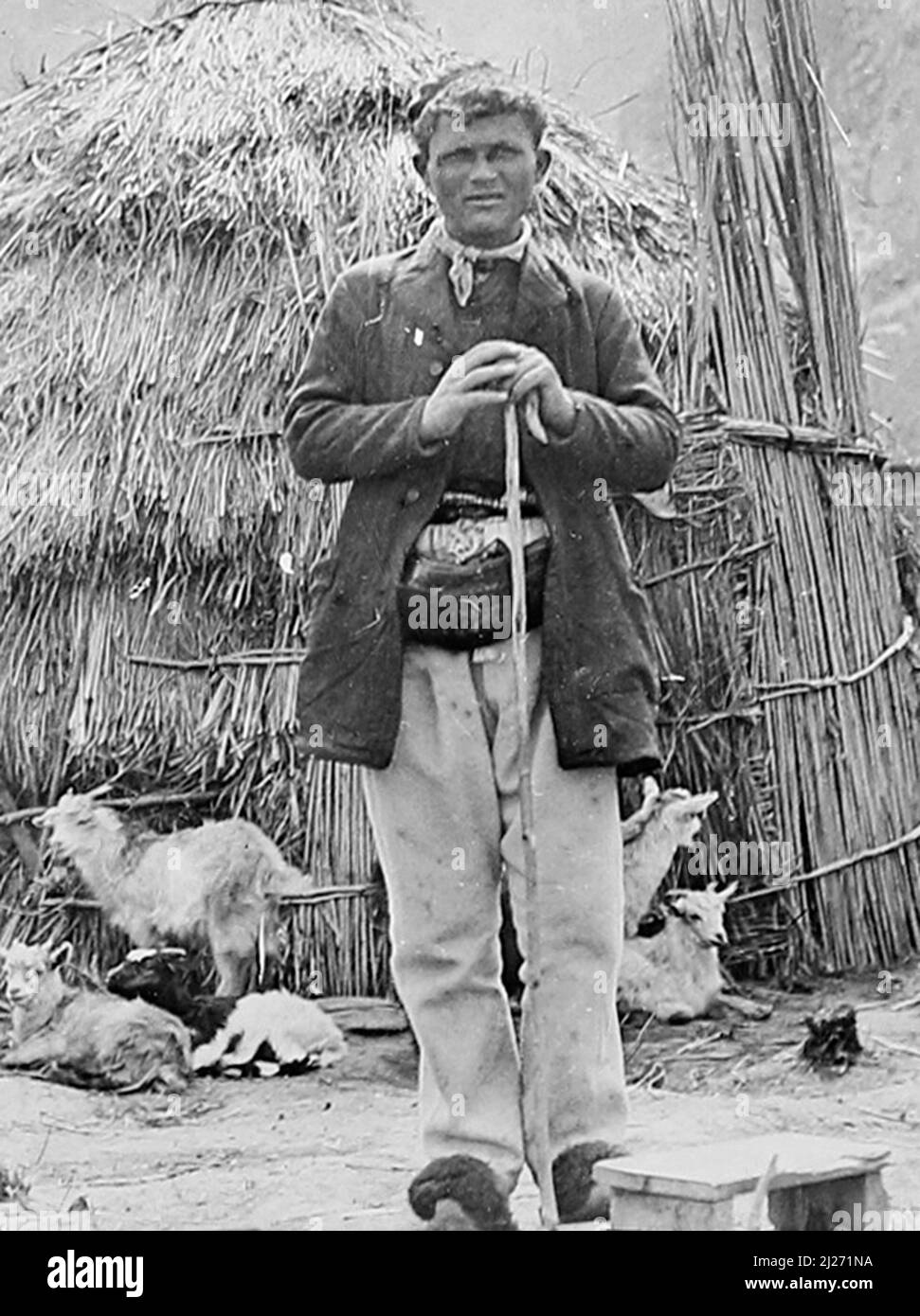 A Gypsy, Grecia, inizio 1900s Foto Stock