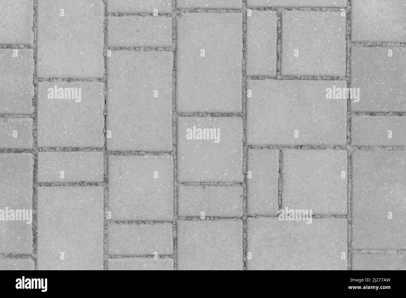 Marciapiede grigio strada pietra città strada astratto urbano disegno texture pavimentazione sfondo. Foto Stock