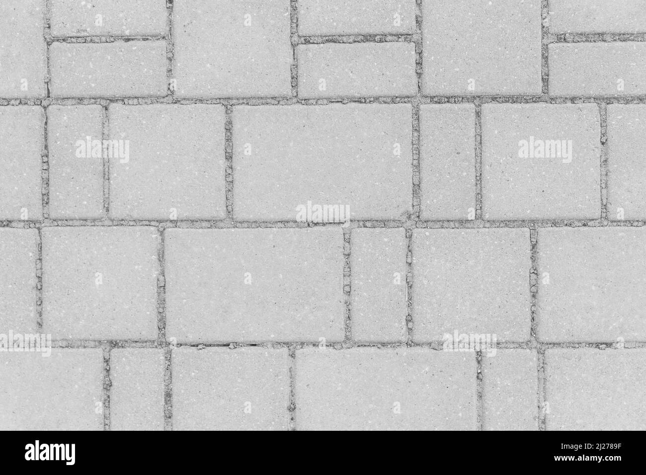 Marciapiede grigio strada pietra città strada astratto urbano disegno texture pavimentazione sfondo. Foto Stock