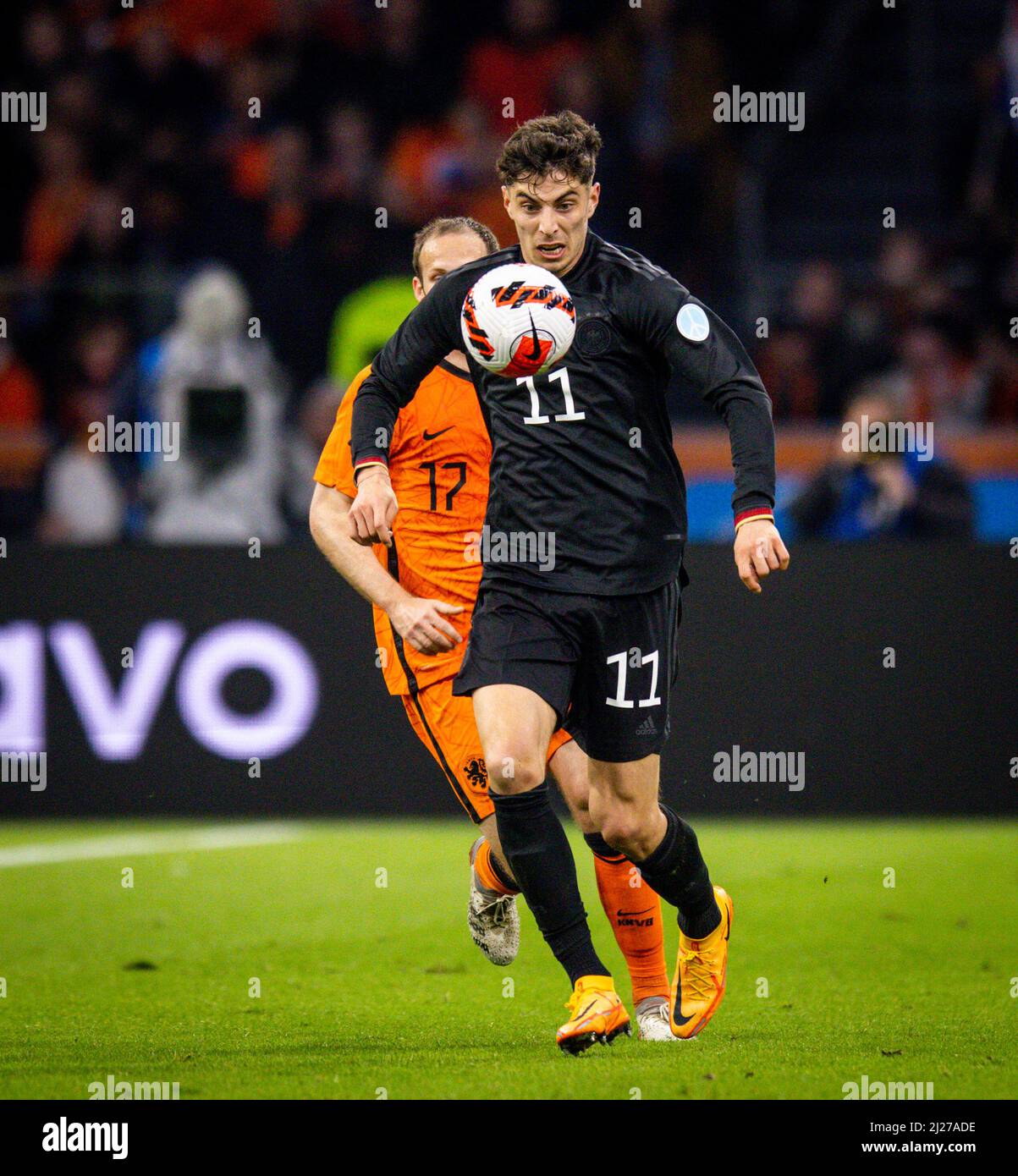 Kai Havertz (Deutschland) Niederlande - Deutschland Olanda - Germania 29.03.2022, Fussball; DFB, Saison 2021/22 Foto: Moritz Müller Copyright Foto Stock