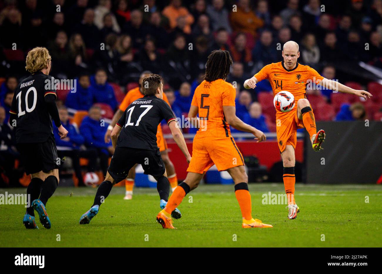 Davy Klaassen (Niederlande) Niederlande - Deutschland Olanda - Germania 29.03.2022, Fussball; DFB, Saison 2021/22 Foto: Moritz Müller Copyrigh Foto Stock