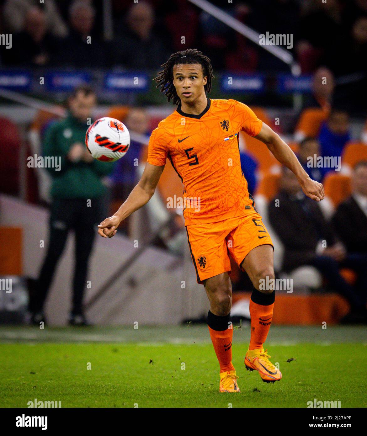 Nathan Ake (Niederlande) Niederlande - Deutschland Netherlands - Germany 29.03.2022, Fussball; DFB, Saison 2021/22 Foto: Moritz Müller Copyright (. Foto Stock