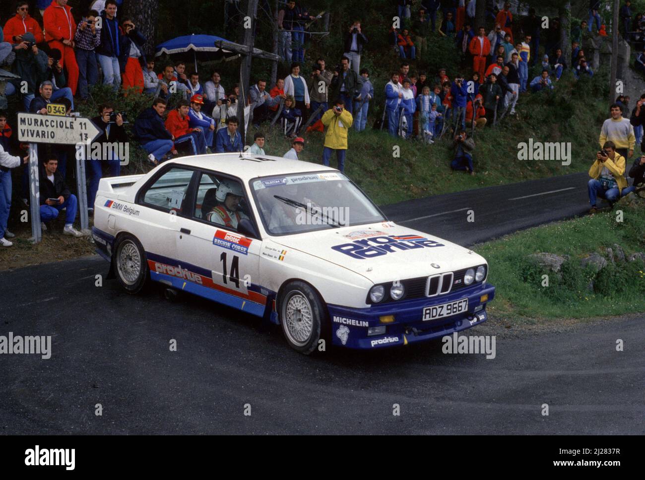 Marc Duez (bel) Georges Biar (bel) BMW M3 GRA ProDrive BMW Foto Stock