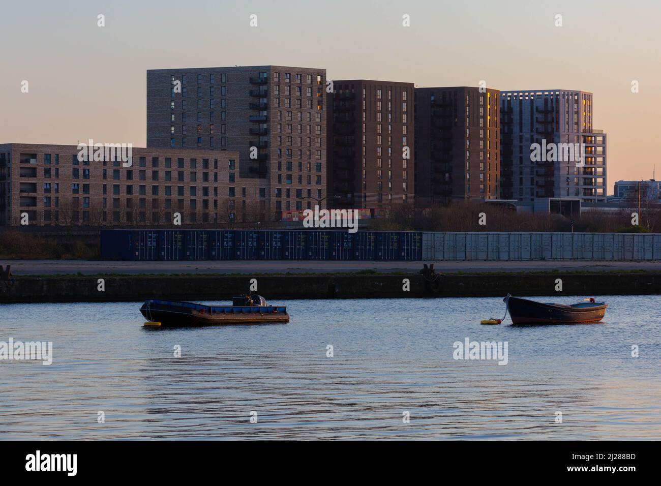 Newham Dockside Foto Stock