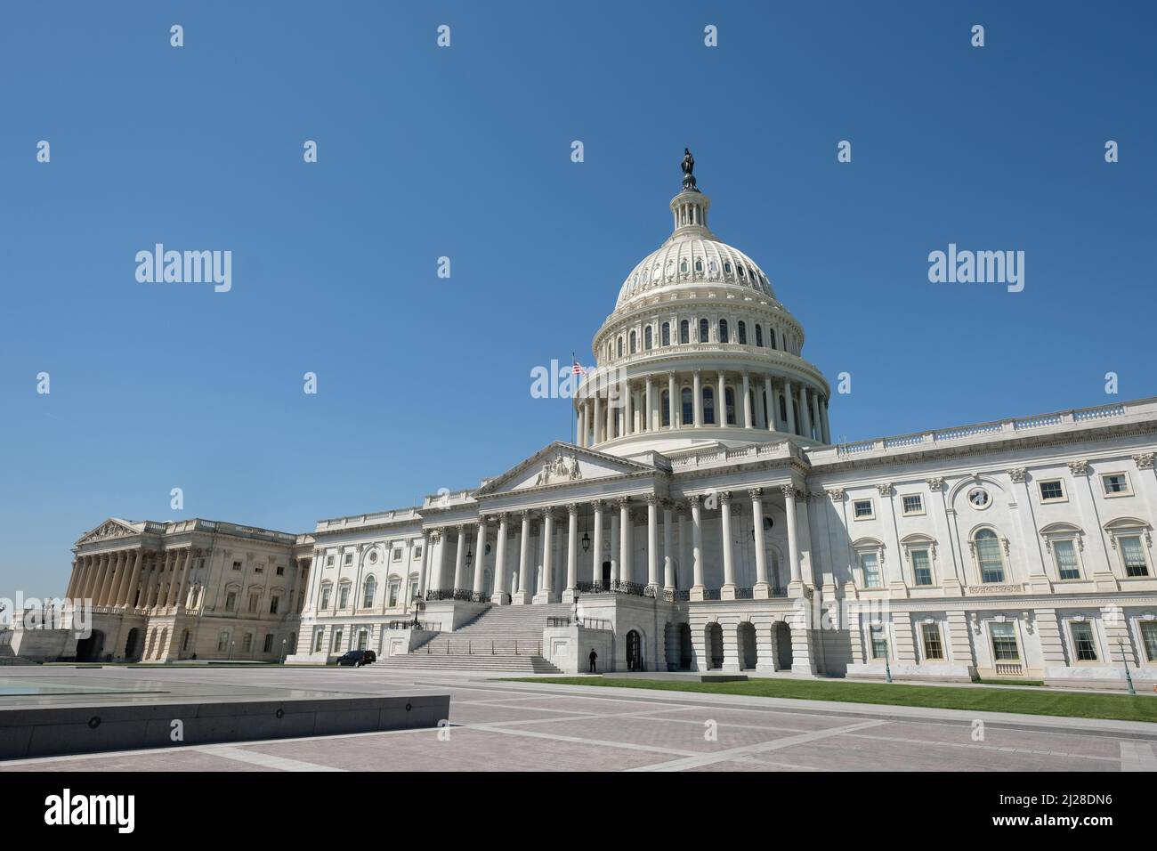 Vista del fronte Est del Campidoglio degli Stati Uniti Washington, DC, USA Foto Stock