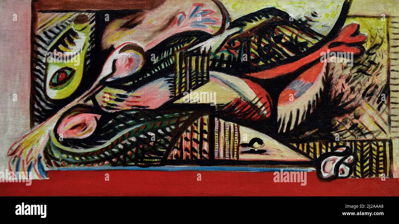Jackson Pollock, Reclining Woman, CA. 1938-1941 Foto Stock