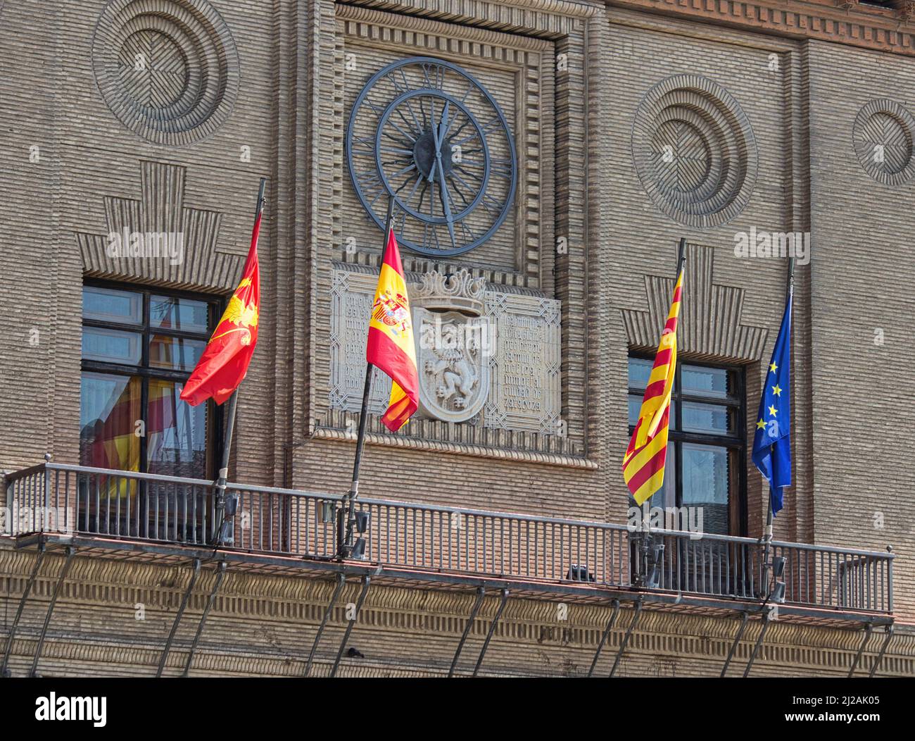 Dettagli architettonici della famosa Basilica di Nuestra Señora del Pilar, (Basilica Cattedrale di nostra Signora del pilastro) Saragozza, Spagna, Aragona Foto Stock