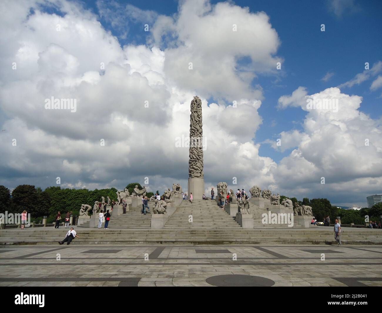 Parco delle Sculture di Vigeland Foto Stock