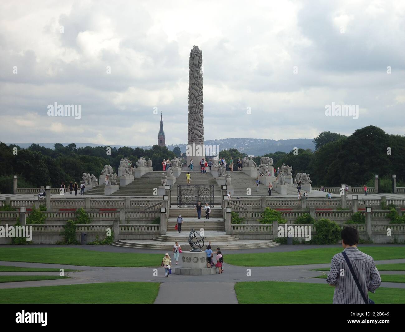 Parco delle Sculture di Vigeland Foto Stock