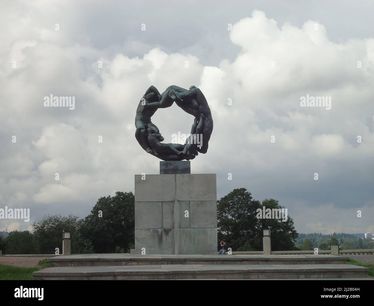 Parco delle Sculture di Vigeland Foto Stock