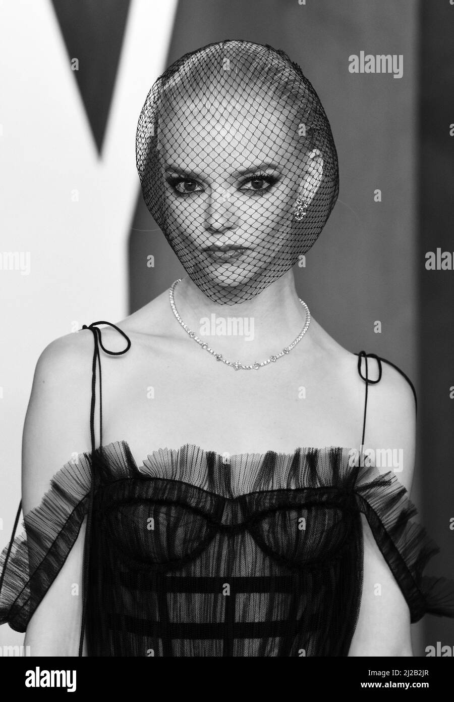 27th marzo 2022, Los Angeles, USA. Anya Taylor-Joy partecipa al Vanity Fair Oscar Party 2022, Walis Annenberg Center for the Performing Arts, Los A. Foto Stock