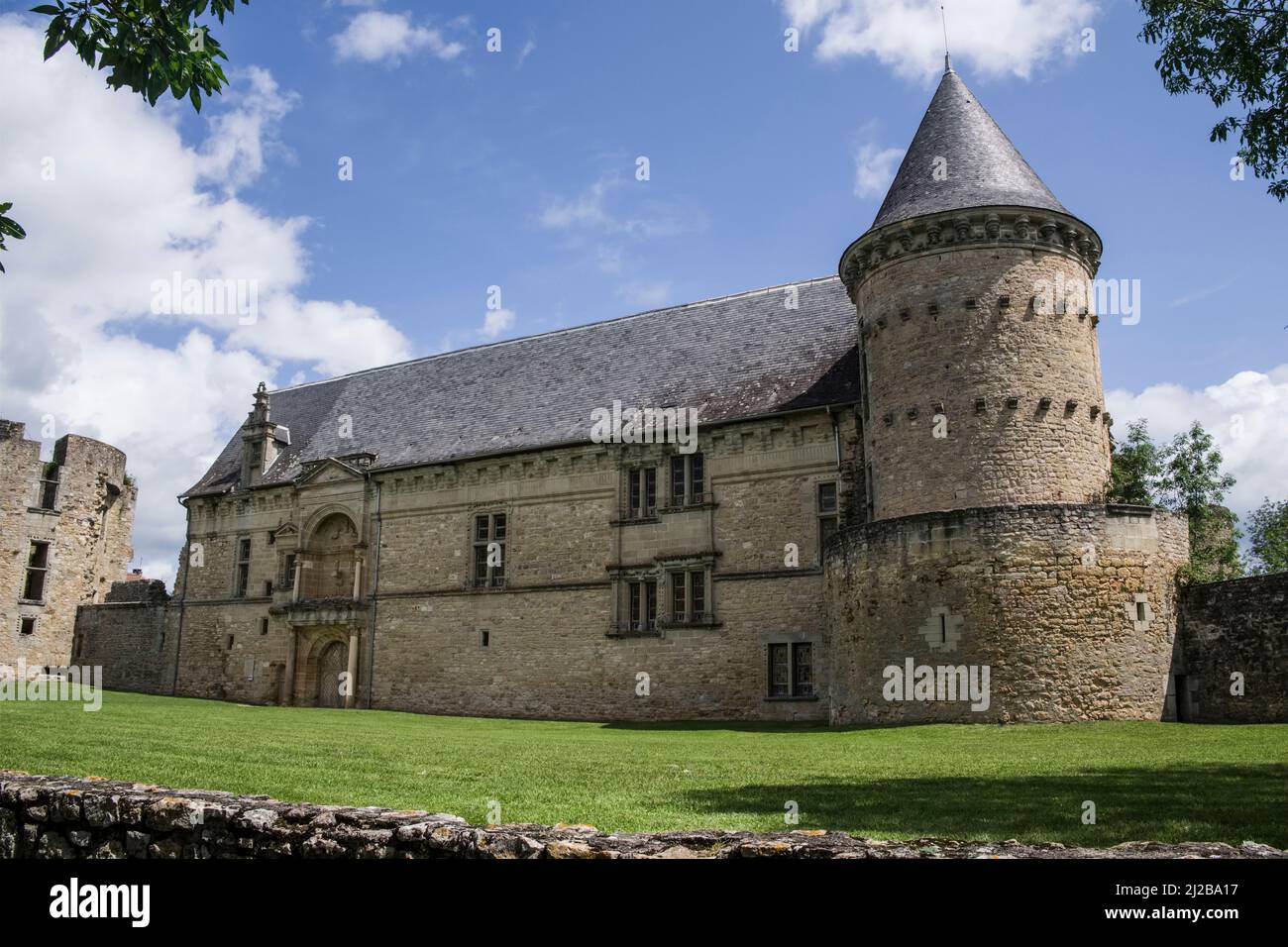 Assier (Francia meridionale): Il castello, edificio registrato come National Historic Landmark (francese 'Monument historique') Foto Stock