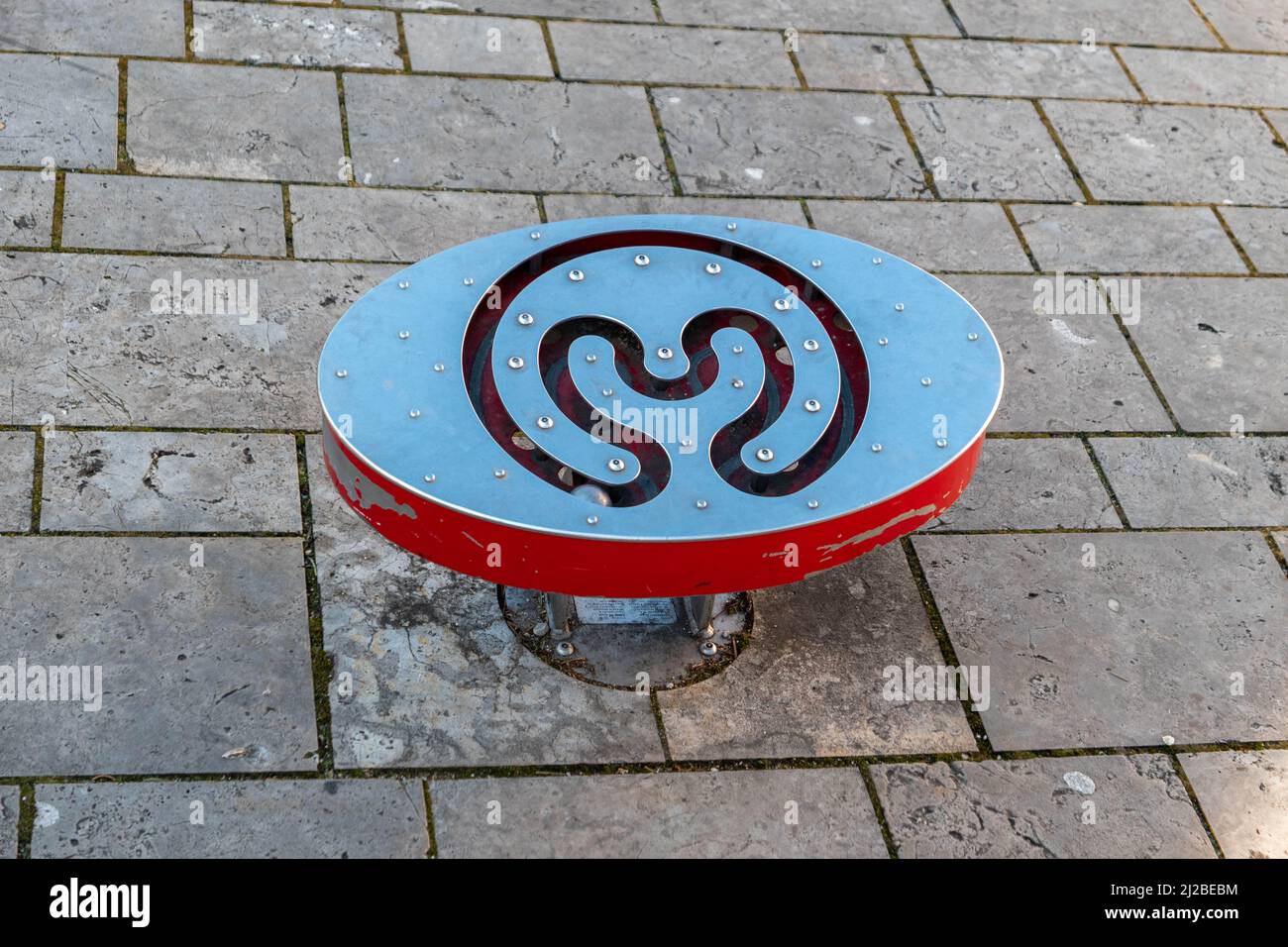 Utilizzare l'attrezzatura con la spina come simbolo Foto Stock