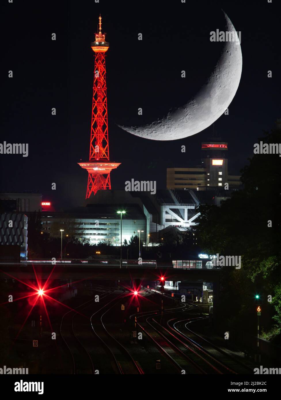 Berliner Funkturm Foto Stock