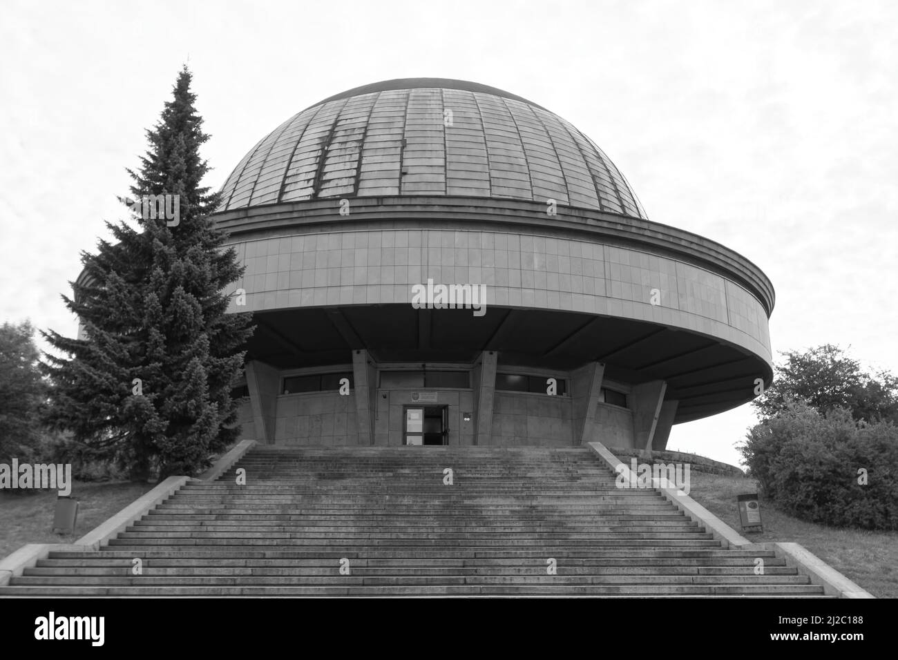 Edificio storico del Planetario (aperto nel 1955), prima della modernizzazione. Foto Stock