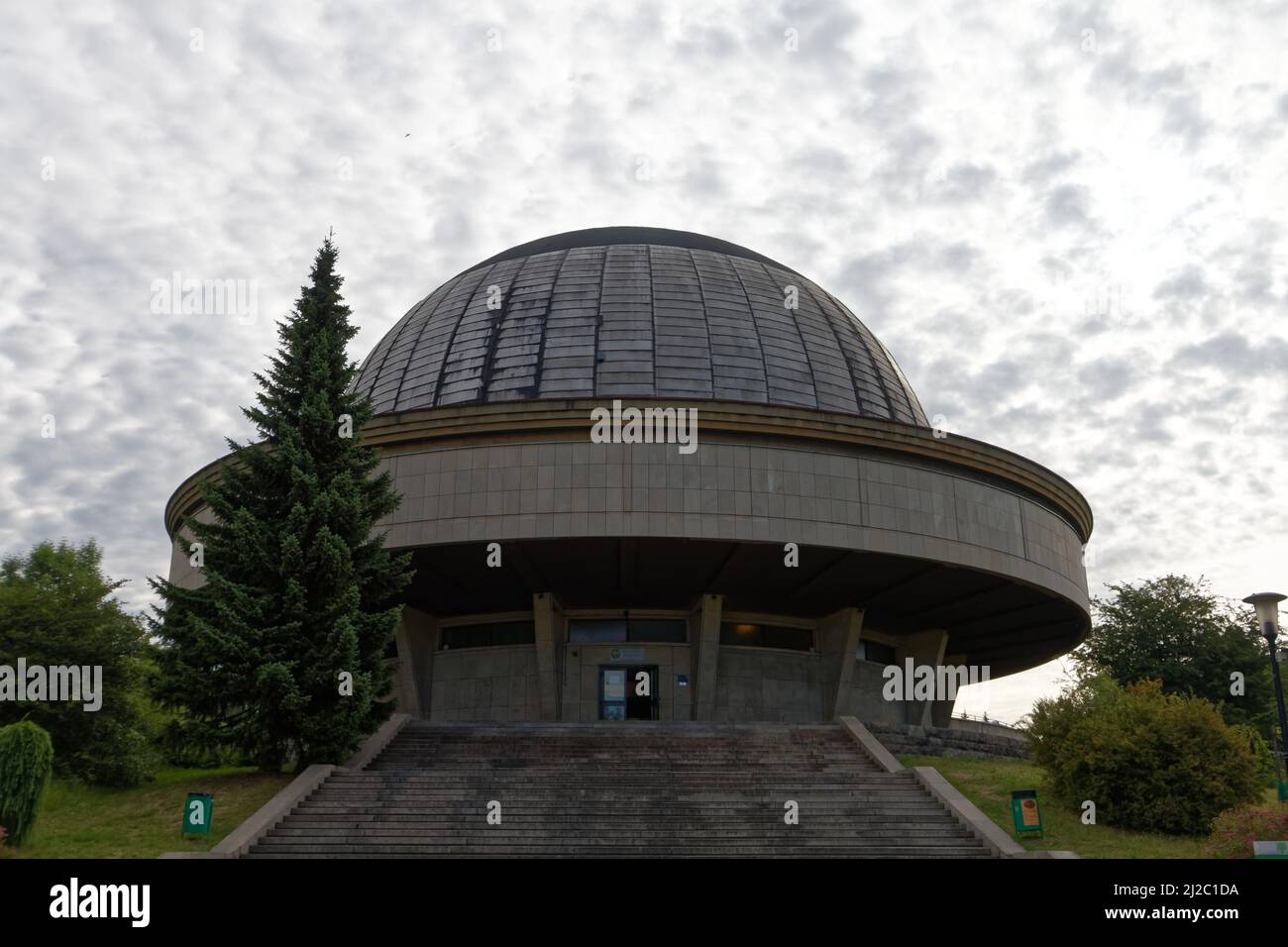 Edificio storico del Planetario (aperto nel 1955), prima della modernizzazione. Foto Stock