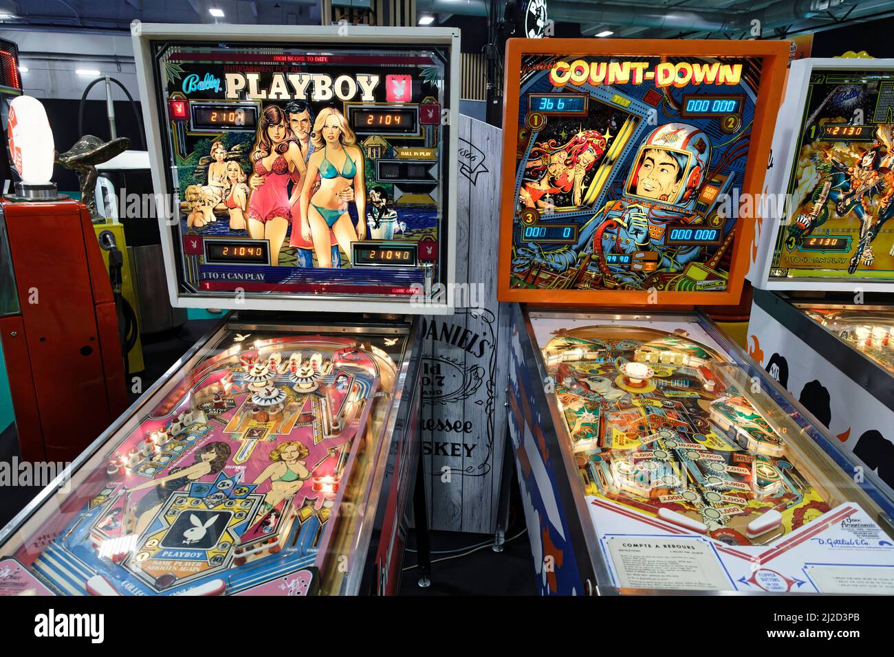 Parigi, Francia. 15 marzo 2022, Retromobile Show presenta auto d'epoca a Parigi, Francia. Credito: Gerard Crossay/Alamy Stock Photo Foto Stock