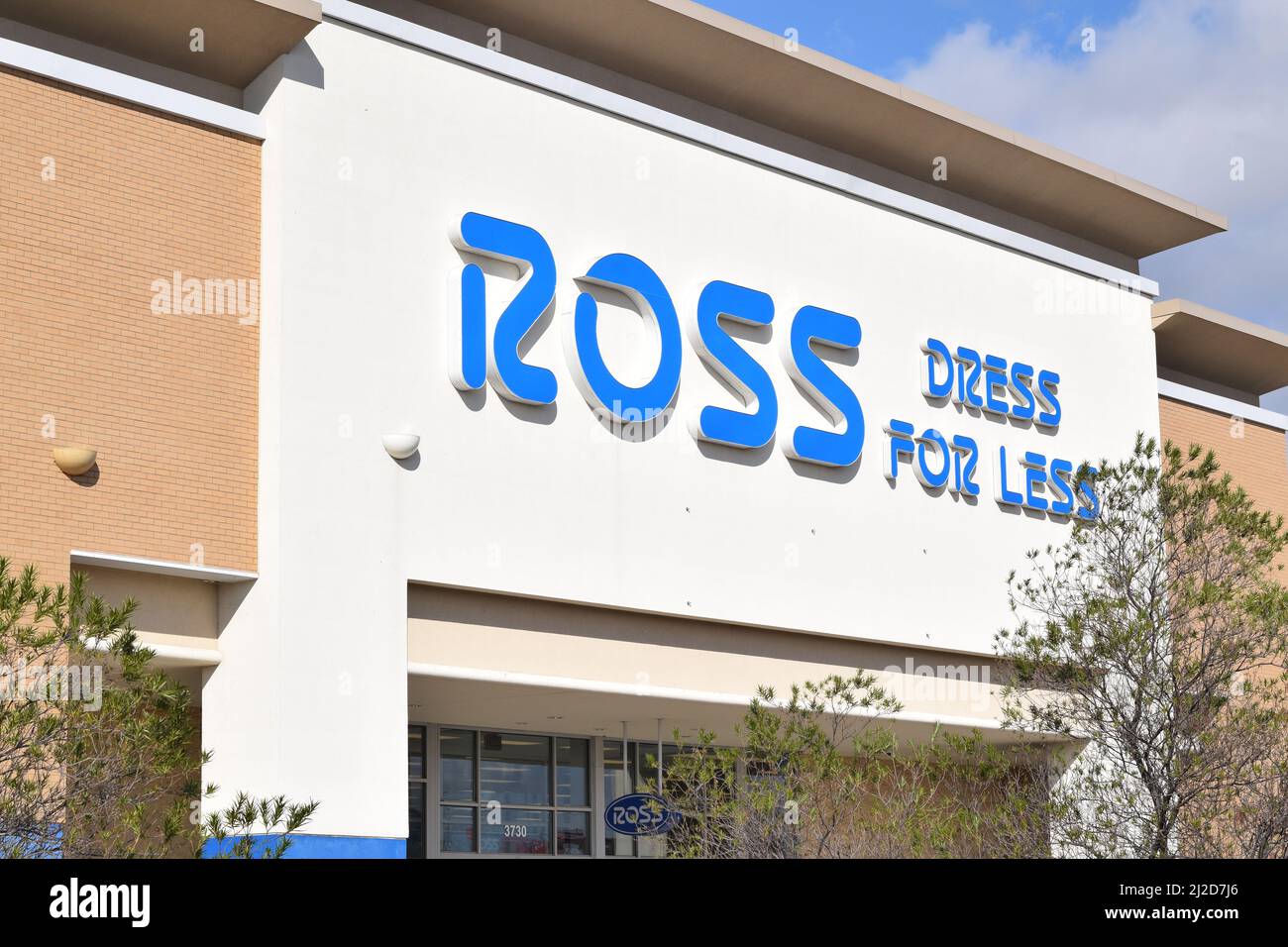 Ross Dress per meno negozio di abbigliamento a Granbury, Texas Foto Stock