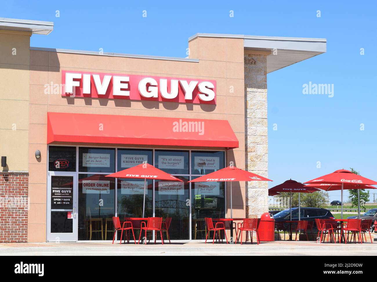 Zona commerciale dei parchi della radura immagini e fotografie stock ad