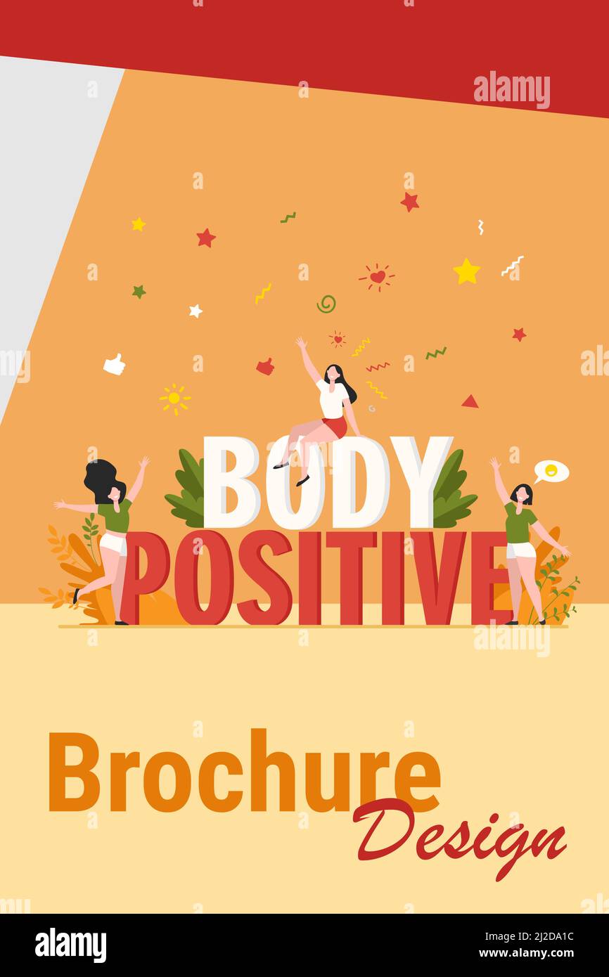 Happy Plus dimensione donne godendo di vita isolato flat vettore illustrazione. Cartoon personaggi femminili di diverso tipo di figura e uno stile di vita sano attivo Illustrazione Vettoriale