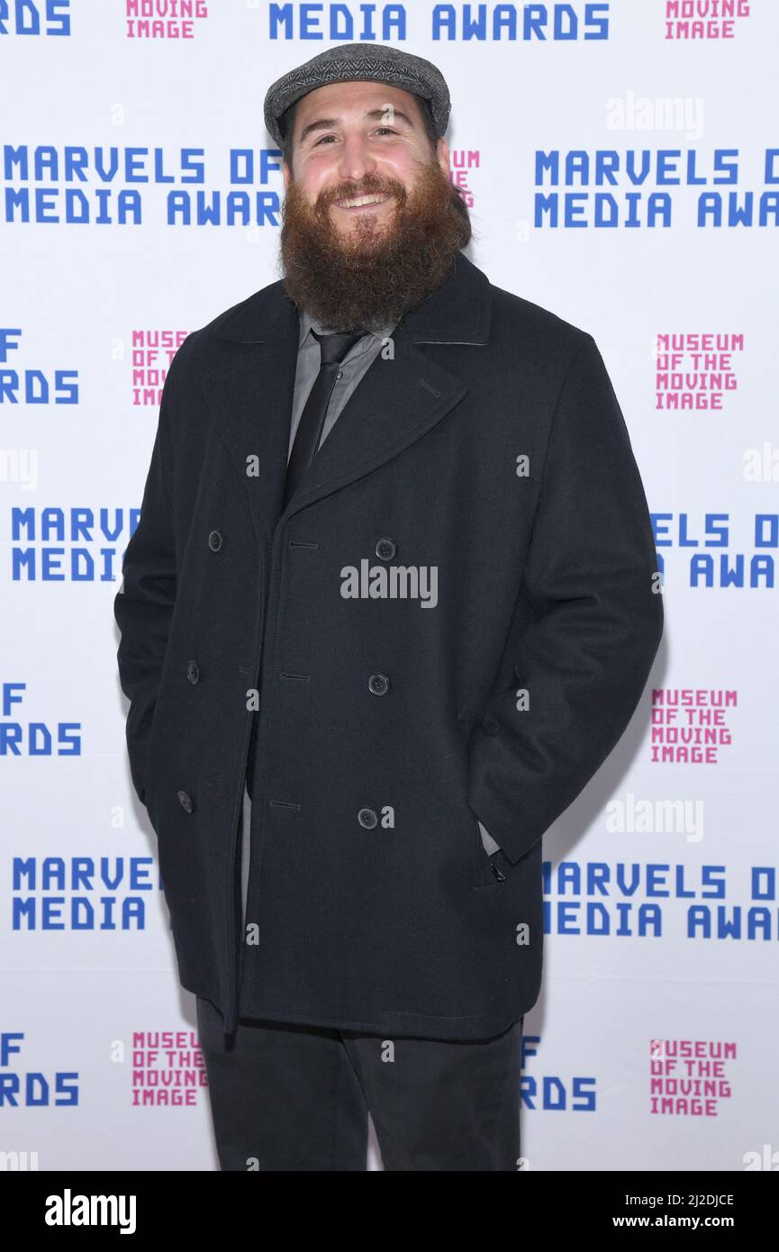 New York, Stati Uniti. 31st Mar 2022. Jason Weissbrod partecipa ai 2022 Marvels of Media Awards al Museum of the Moving Image nel Queens borough di New York City, NY, 31 marzo 2022. (Foto di Anthony Behar/Sipa USA) Credit: Sipa USA/Alamy Live News Foto Stock