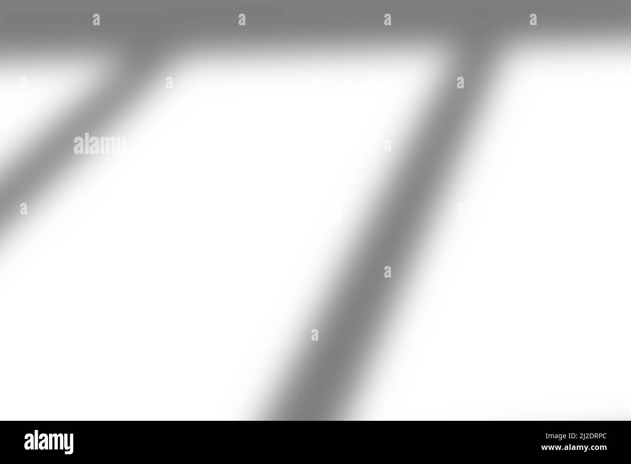 Sovrapposizione dell'ombra su sfondo texture bianco. Da utilizzare per la presentazione dei prodotti decorativi. Foto Stock