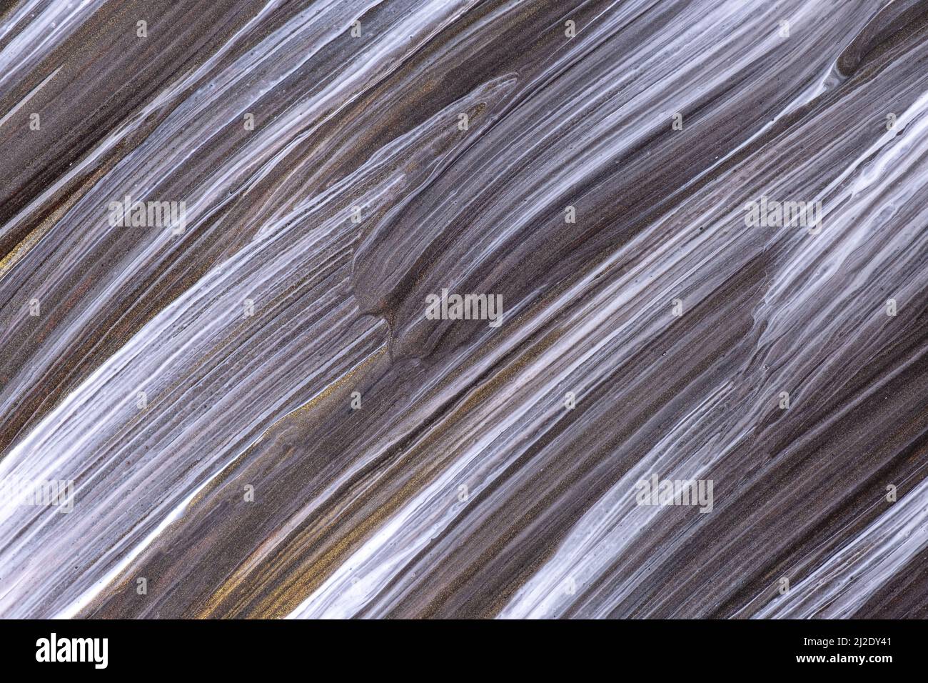 Astratto arte sfondo grigio e argento colori. Pittura ad acquerello su tela con sfumatura grigia e tratti. Grafica acrilica su carta. Foto Stock