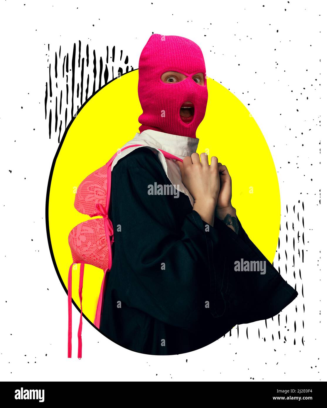 Passamontagna rosa Immagini senza sfondo e Foto Stock ritagliate - Alamy