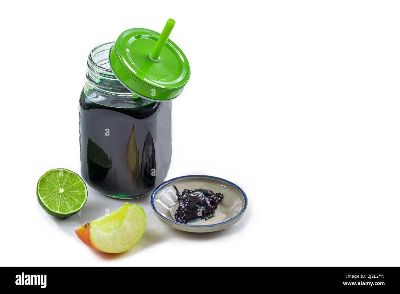 Spirulina liquida Foto Stock