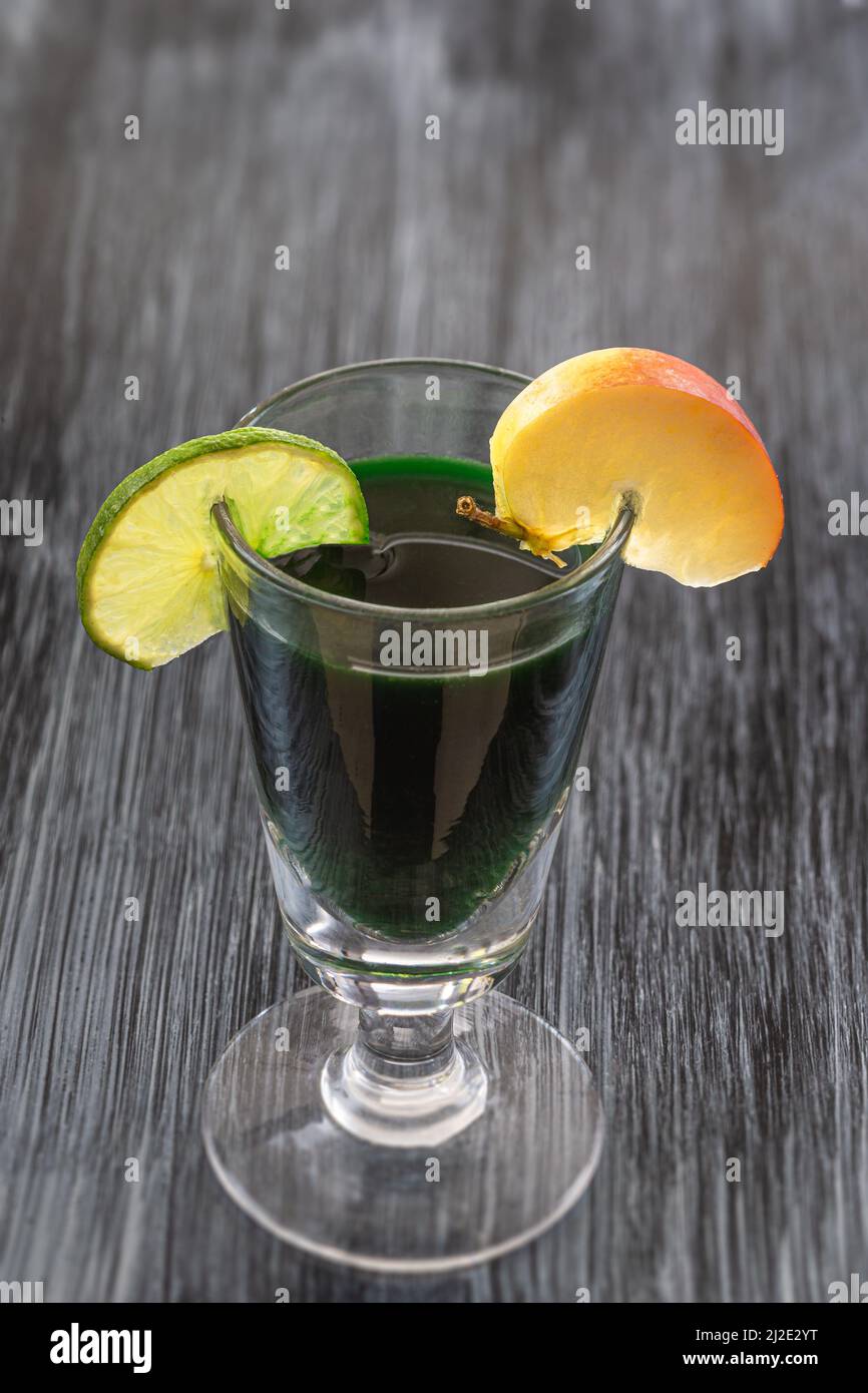 Spirulina liquida Foto Stock