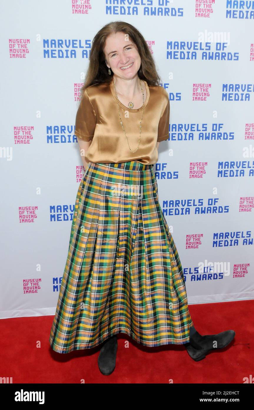 New York, Stati Uniti. 31st Mar 2022. Cheryl Henson, presidente della Jim Henson Foundation, partecipa alle meraviglie dei Media Awards a New York City. (Foto di Efren Landaos/SOPA Images/Sipa USA) Credit: Sipa USA/Alamy Live News Foto Stock