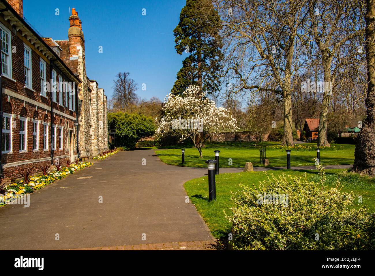 Hall Place Bexley in primavera. Foto Stock Hall Place Bexley in primavera. Foto Stock