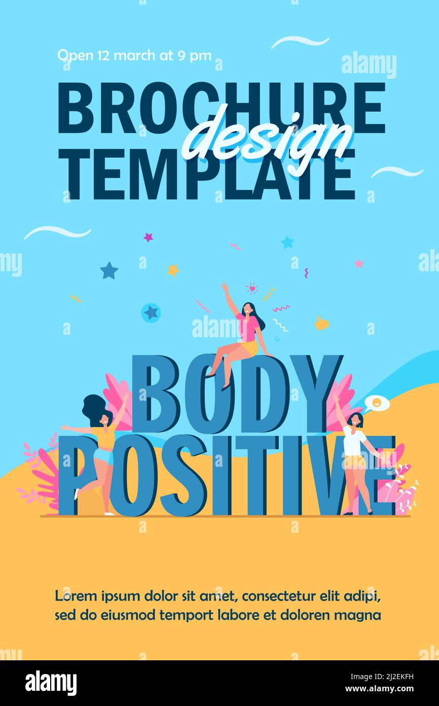 Happy Plus dimensione donne godendo di vita isolato flat vettore illustrazione. Cartoon personaggi femminili di diverso tipo di figura e uno stile di vita sano attivo Illustrazione Vettoriale