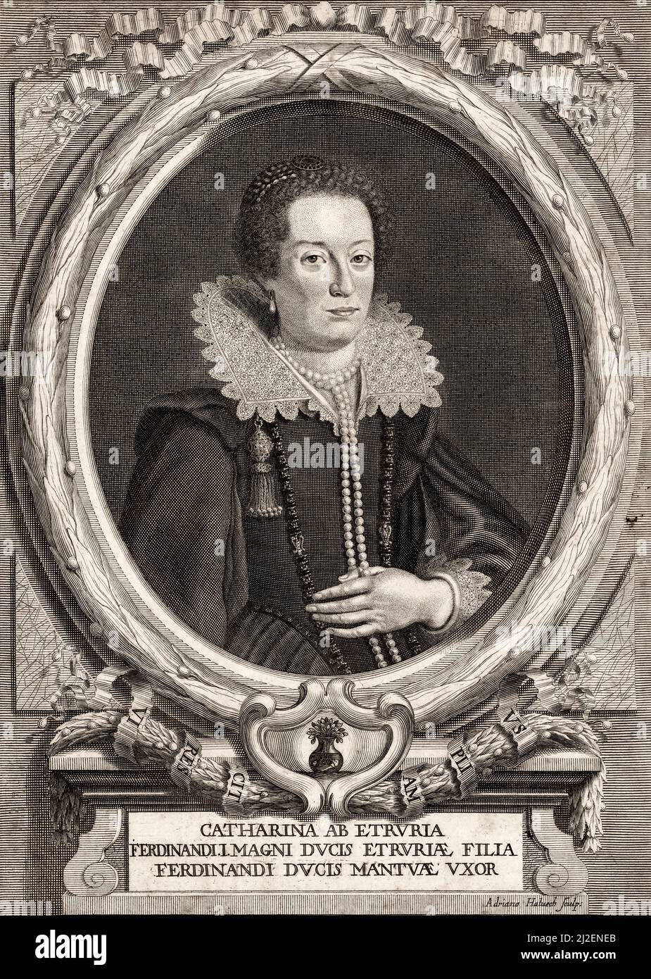 Caterina de' Medici, 1519 – 1589, nobildonna italiana, regina consorte di Francia Foto Stock