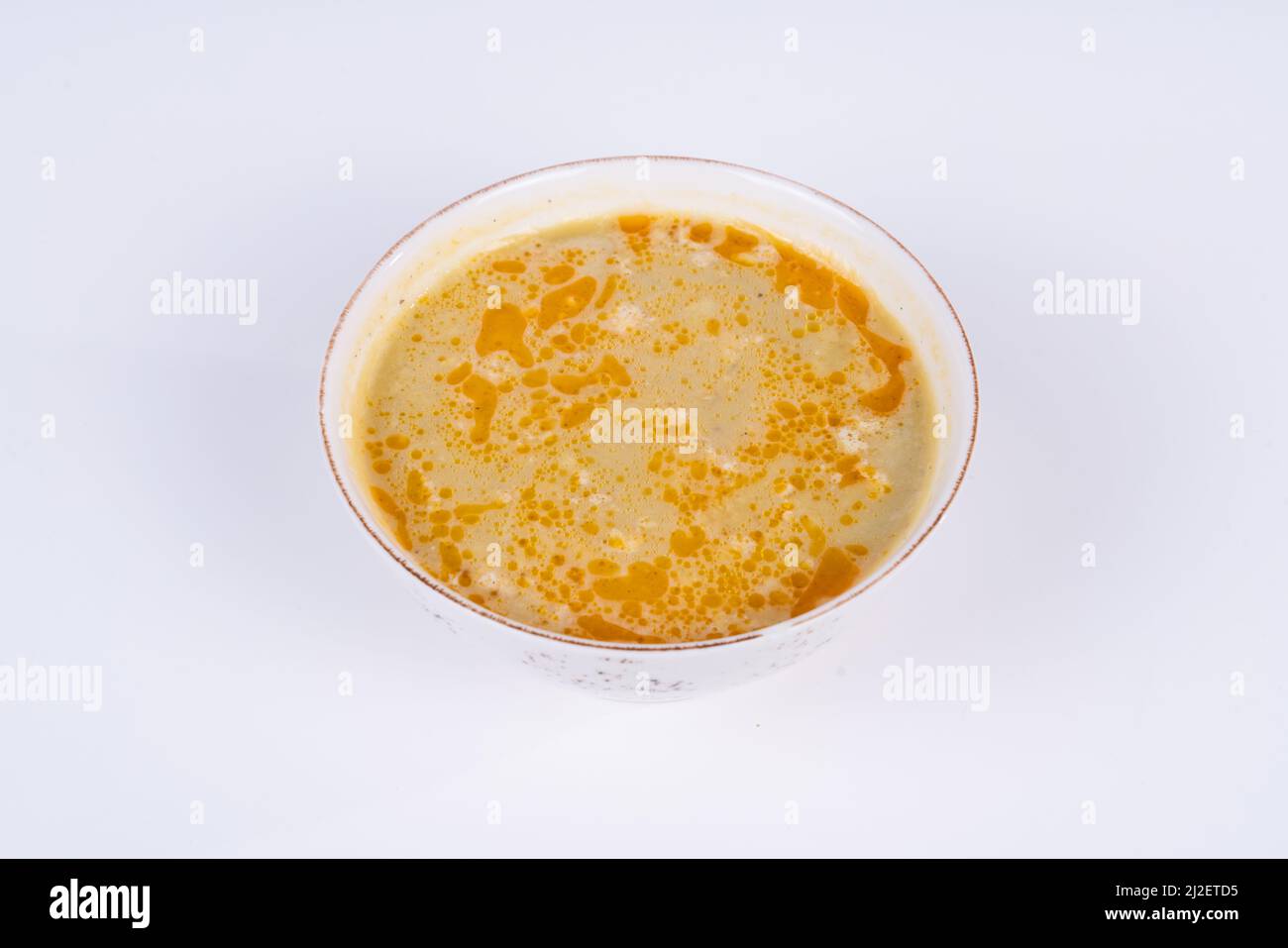Immagine della zuppa di lenticchie. Foto Stock