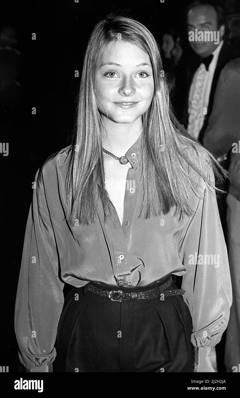Jodie Foster partecipa alla prima del film Kramer Vs, Kramer a Hollywood, 1979 Foto Stock